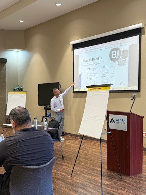 Rick working with a leadership team